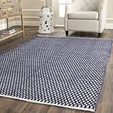 UPC 683726326007 product image for Safavieh Boston Collection BOS685D Handmade Area Rug, 8-Feet by 10-Feet, Navy Co | upcitemdb.com