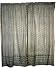 2 Cream Black Floral Print Poly Silk Sari Drapes Curtains Panels Window Treatment Rod Pocket 86"
