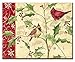CounterArt Cardinals and Holly Glass Cutting Board, 15 x 12 Inches