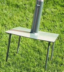 Umbrella and Flag Pole Stand (Green) (8" H x 10" Sq.)