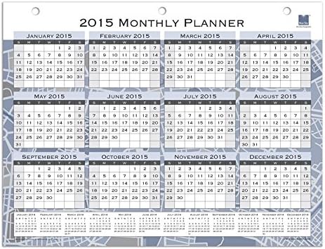 2015 Passages Laminated Monthly Calendar 11x8.75