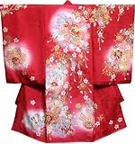 ●数量限定フードセットサービス中！●お宮参り着物 女児祝着 正絹 のしめ 初着 産着 新品j3010の画像