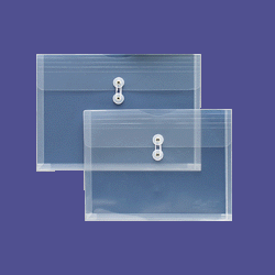 String A Long Poly Hide Envelope, Side Open, Legal, Clear (SPR02019) Category: Classification Folders