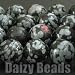 【21%OFF!】【天然石ビーズ】【スノーフレーク (天然)】　丸玉　８mm　１連（約38-40cm）