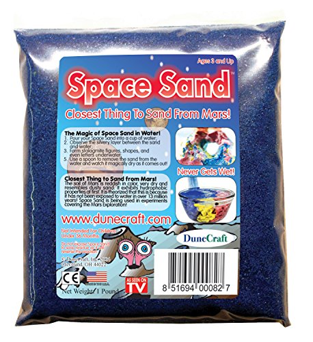 Dunecraft Space Sand Domed Terrarium, Blue, 1 lb