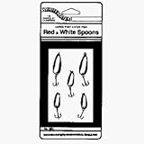 South Bend Sporting Goods 3001 Red And White Spoon Lures