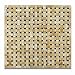 Honey Onyx Polished Basketweave Mosaic Tile w/ Black Dots - 6