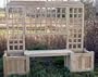 Planter Bench w/ Lattice