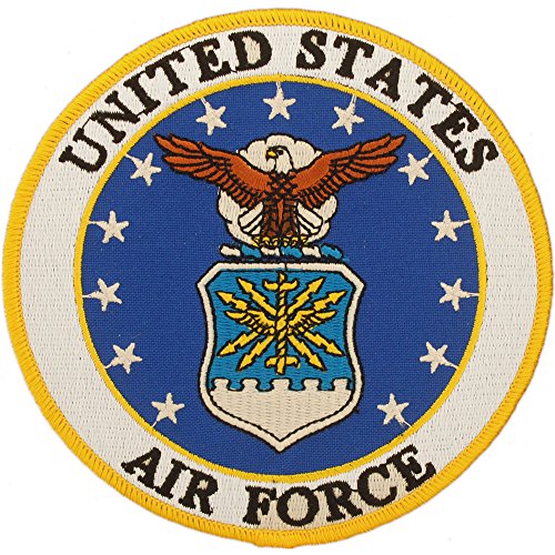 US Air Force Small Patch Military Collectibles, Patriotic Gifts for Men, Women, Teens, Veterans Great Gift Idea for Wife, Husband, Relative, Boyfriend, Girlfriend, Grandparent, Fiance or Friend. Perfect Christmas Stocking Stuffer or Veterans Day Gift Idea. Design: For Women or Men!