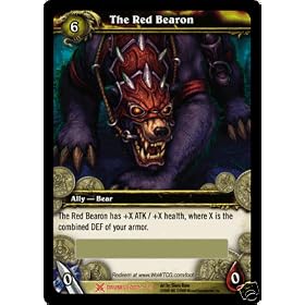 WOW DRUMS OF WAR THE RED BEARON LOOT MOUNT UNSCRATCHED by 