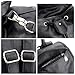 Coofit® Casual Simple Leather Retractable Lady's Packsack Knapsack (0844 Black)