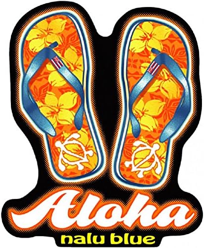 Hawaiian Decal Aloha Slippers