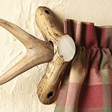 Antler Curtain Rod Brackets - Set of 2