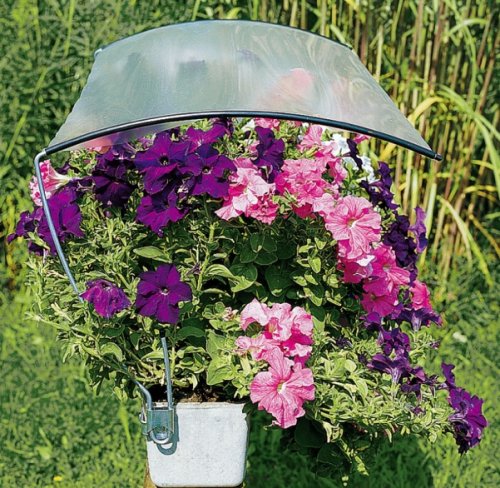 Beckmann Blumenkasten Regenschutz mit Folie