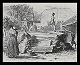 Adolf Friedrich Erdmann of Menzel (Follow »Radir tests, The wood yard, fourth state) Black Wood-Mounted Art Poster Print - 11 X 17