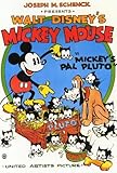 IMAGE OF Mickey's Pal Pluto Framed Poster Movie 27 x 40 Inches - 69cm x 102cm Walt Disney Marcellite Garner