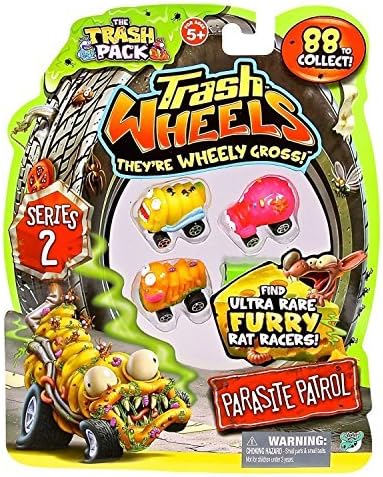 Trash Pack Series 2 Trash Wheels Parasite Patrol Vechicles by Trash Wheels