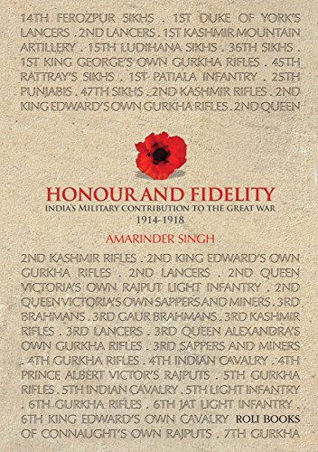 Honour and Fidelity: India's Military Contribution to the Great War 1914-1918