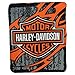 Harley Davidson Fleece Throw Blanket (6 Styles) 50