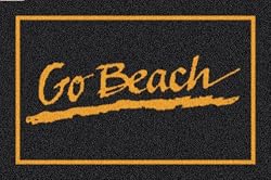 California State (Long Beach) Beach 7' 8" x 10' 9" Team Spirit Area Rug