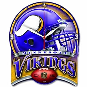 Click here to buy Minnesota Vikings High Definition Clock.