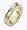 18 Karat Two-Tone Gold Designer Princess Cut Diamond Wedding Band - 4