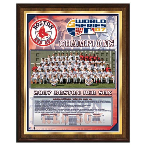 Boston Red Sox 2007 World Series Champions - Healy Plaque