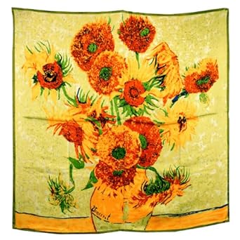 100% Luxurious Charmeuse Silk Van Gogh's 