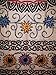 India Arts Celtic Sunflower Tab Top Curtain-Drape-Door Panel,Blue,44