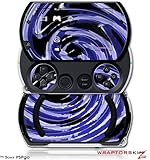 PSPgo Skin and Screen Protector Kit - Alecias Swirl 02 Blue fits Sony PSP g ....