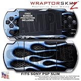 Metal Flames Blue WraptorSkinz Skin and Screen Protector Kit fits Sony PSP  ....