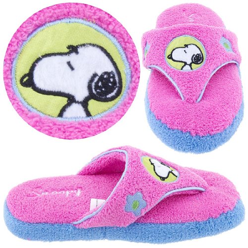 Snoopy Pink Thong Style Slippers for Women