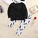 Baby Boys Long Sleeve Letters Little Heart Breaker Print T-Shirt and Panda Pants Outfit Set