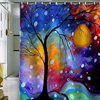 DENY Designs Madart Winter Sparkle Shower Curtain, 69 by 72