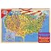 U.S. and World Map Set of 2 Puzzles in Jumbo Box