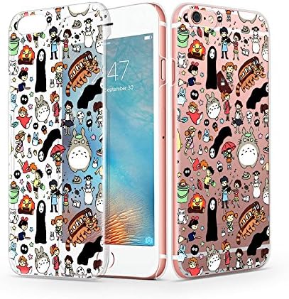 iPhone 6 Case, iPhone 6s Case, MOSNOVO Doodle Totoro Clear Design Transparent Hard Case for Apple iPhone 6 4.7 Inch