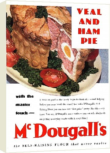 Box Canvas Print of Advertisement for McDougalls Flour from Mary Evans