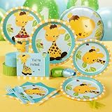 Giraffe 1st Birthday Standard Party Pack for 16 Party Supplies