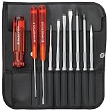 PB Baumann Screwdriver sets with interchangeable blades for flat and phillips screws.