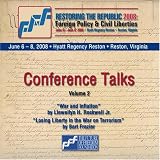 Lew Rockwell - Restoring the Republic 2008 2 CD Set - Volume 2: Lew Rockwell and Bart Frazier (Audio CD) - B001FWXZTA