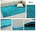 Hughapy Home Decorator Modern Shag Area Rugs Super Soft Solid Living Room Carpet Bedroom Rug and Carpets,80 120cm(Blue)