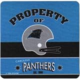 Carolina Panthers Team Reflections "Property of Carolina Panthers" Four Piece Foam Coaster Set