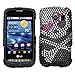 LG Vortex VS660 Crystal Bling Protector Case - Skull Pirate thumb