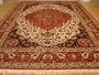 16'1 x 23'3 Ivory Persian Hand Knotted Wool Bakhtiar Rug