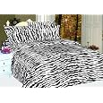 New Queen Size 6 Piece Zebra Print Style 800 Count Microfiber Sheet & Pillowcase Set