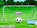 Hudora Fußballtor One on One, 160 x 70 x 50 cm, 25 mm Rohrdurchmesser