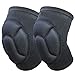 Ueasy Knee pad Breathable Knee Support Crashproof Antislip Leg Knee Sleeve Protective Pad One Pair (Black)
