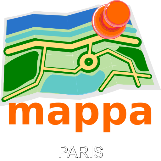 Paris Offline mappa Map
