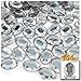 The Crafts Outlet 144-Piece Flat Back Loose Oval Rhinestones, 14mm, Crystal Clear