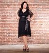 Plus Size Retro Glam Lace Dress